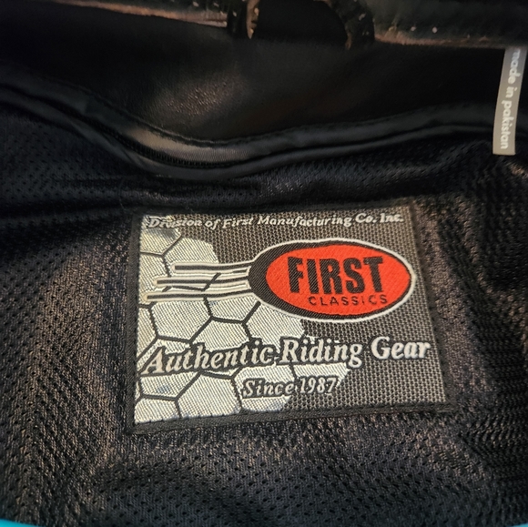 First Manufacturing leather riding jacket - Picture 2 of 7